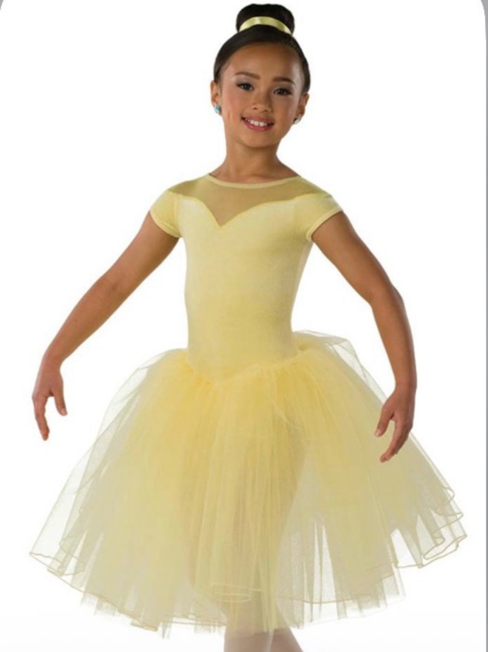 Women’s Menuetto A Wish Come True Adult Small Lemon Ballet Dance Costume Tutu